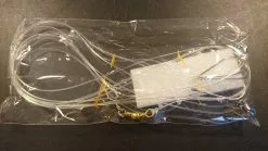 Mustad Rustfritt Kroksett #5/0 1,2mm 4stk.