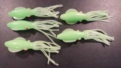 Squid Light Green Glow 5stk.